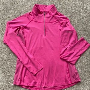 Columbia pink half zip